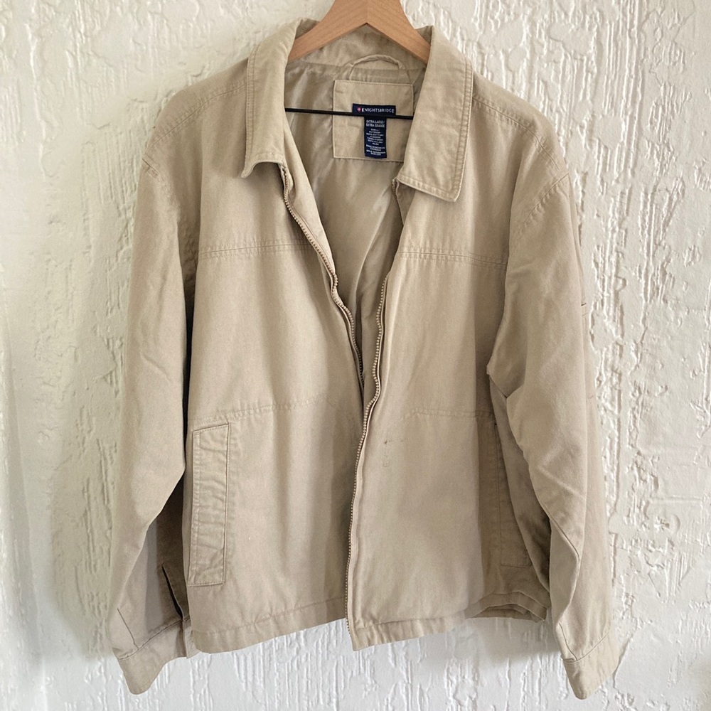 Knightsbridge Tan Jacket Size XL